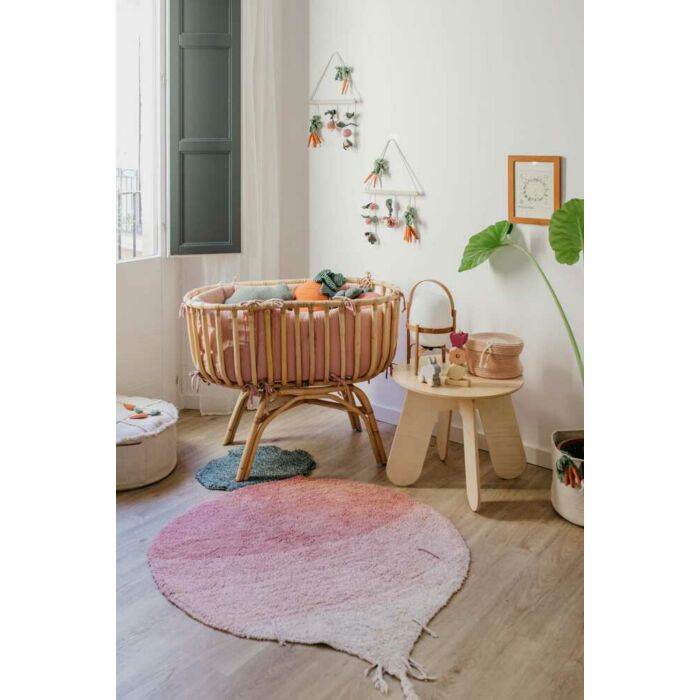 Washable Cotton Rug Ramona the Radish