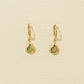 Lysia Dark Green Earrings | Jewelry Gold Gift Waterproof