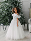 Teter Warm Girl's Communion Off White Lace Tulle Dress Stella (All Sizes)