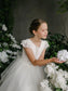 Teter Warm Girl's Communion Off White Lace Tulle Dress: Serena Dress