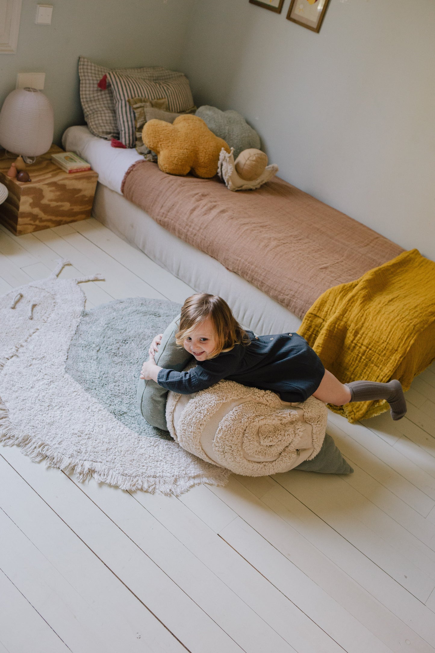 Lorena Canals Washable Cotton Rug Snail –  Children's Area Rug(New Product!)