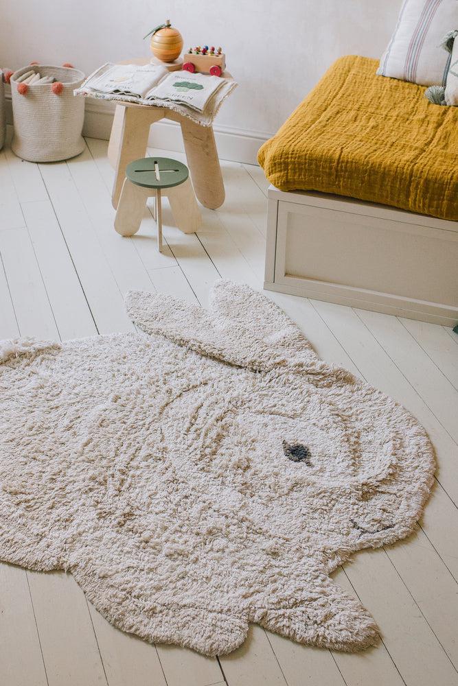 Lorena Canals Bunny Washable Cotton Rug –  Children's Area Rug(New Product!)