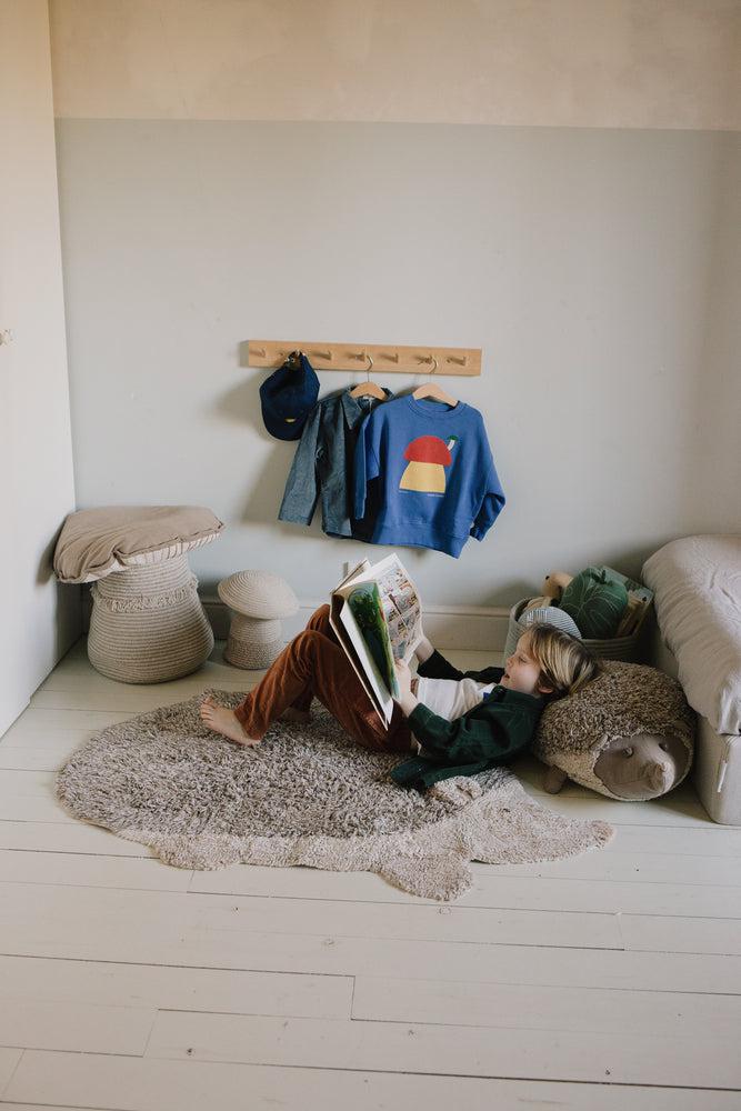 Lorena Canals Washable Cotton Rug Hedgehog –  Children's Area Rug(New Product!)