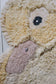 Lorena Canals Ducky Washable Cotton Rug – Yellow&White Children's Area Rug(New Product!)