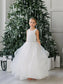 Teter Warm Girl's Communion Dress Off White Lace Tulle - Naomi  (All Sizes)