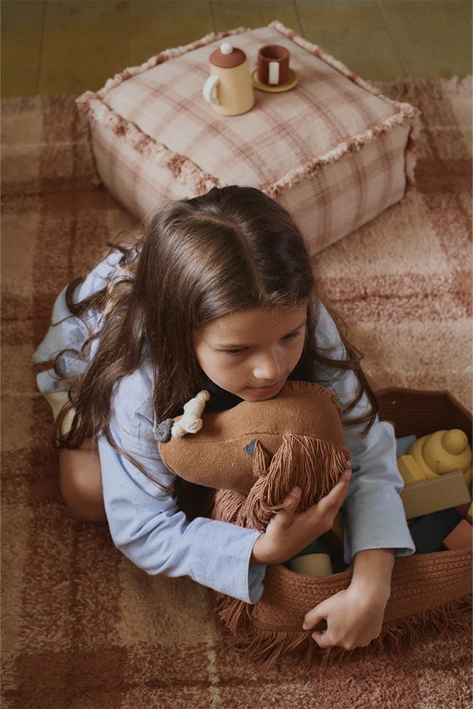 Lorena Canals HANDLOOM PUFF ROSE