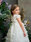 Teter Warm Girl's Off White Tulle Flower Girl Dress - Shayna  (Size 2, 4, 5, 6)