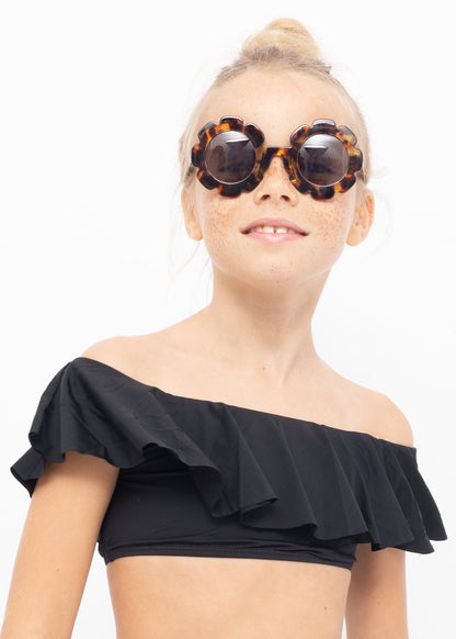 Black Ruffle Bikini for Girls