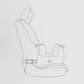 Nooee Pet Car Seat Charlie
