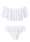 White Ruffle Bikini