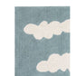 Lorena Canals Washable Rug Clouds Vintage Blue