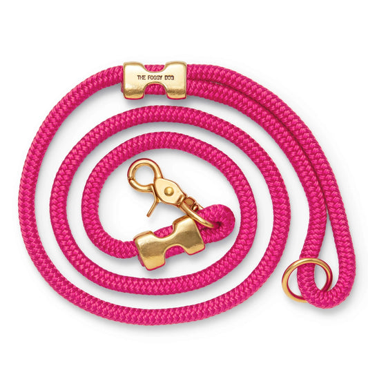 Hot Pink Marine Rope Dog Leash