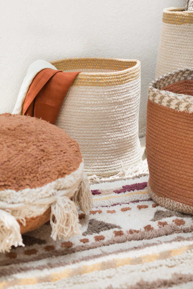 Lorena Canals FLOOR CUSHION SIND TERRACOTTA