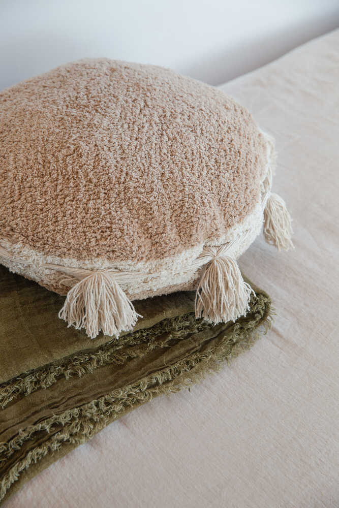 Lorena Canals FLOOR PILLOW SIND TAUPE