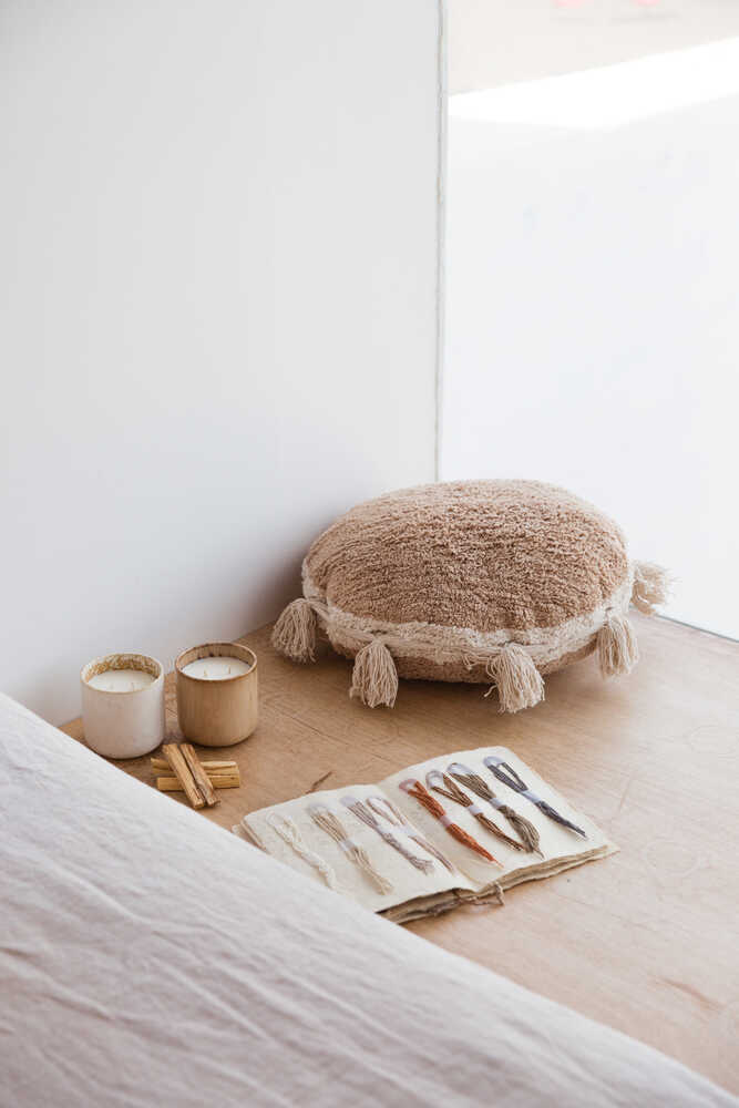 Lorena Canals FLOOR PILLOW SIND TAUPE