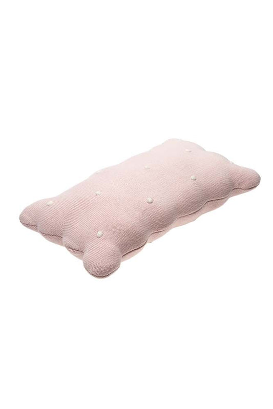 Lorena Canals Knitted cushion Biscuit Pink