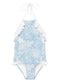 Rose Ruffle Swimsuit