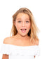 White Ruffle  Bathing Suit