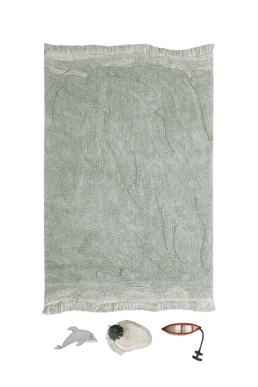 Lorena Canals Washable Play Rug Waves – Interactive Ocean-Themed Kids Play Rug