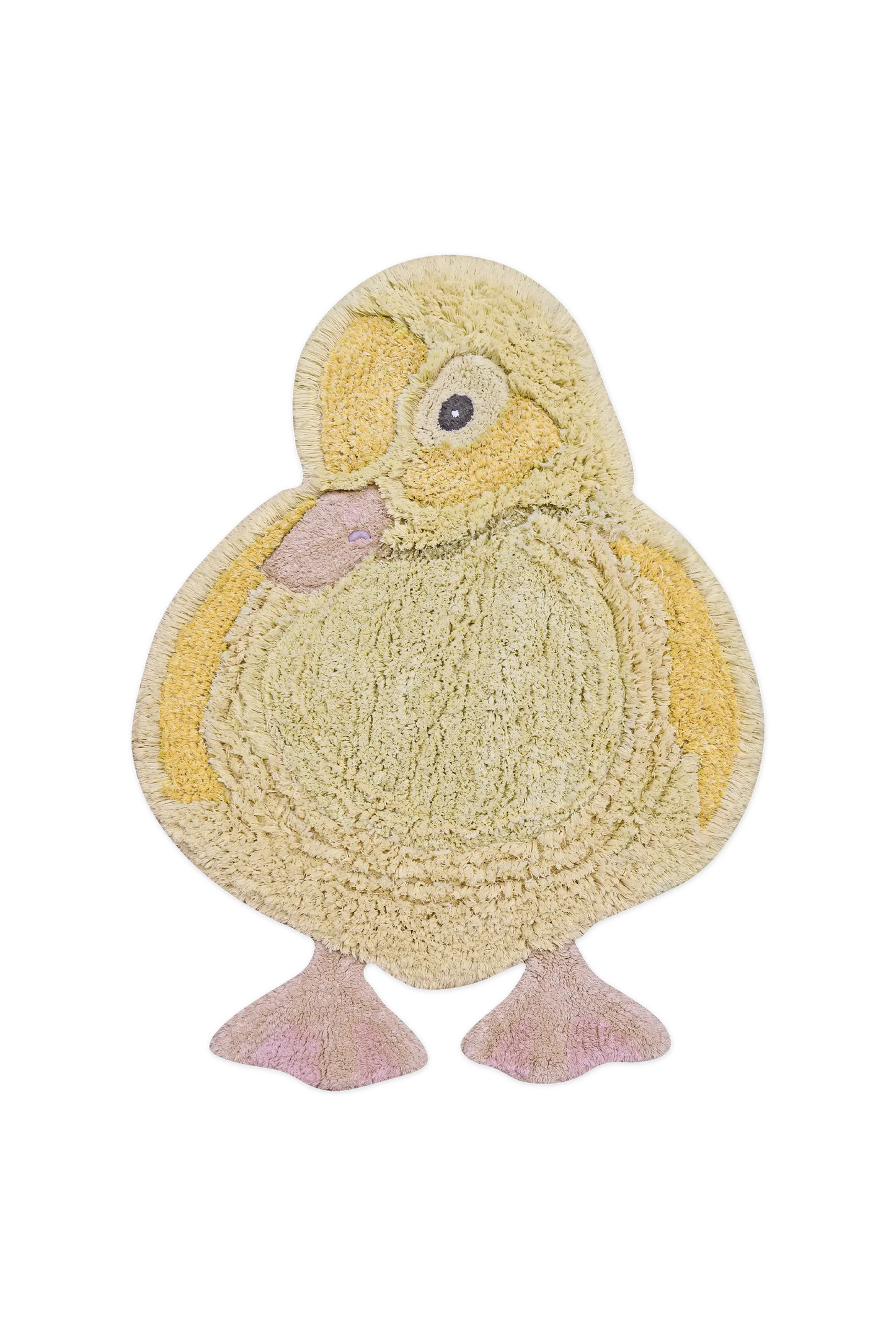 Lorena Canals Ducky Washable Cotton Rug – Yellow&White Children's Area Rug(New Product!)