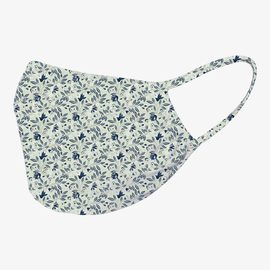 Washable Face Mask with Antimicrobial Protection - Traditional Floral