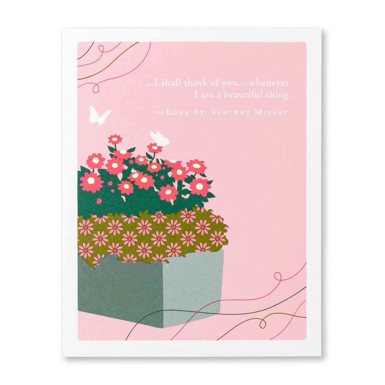 Mother's Day Card - “…I SHALL THINK OF YOU… WHENEVER I SEE A BEAUTIFUL THING.”