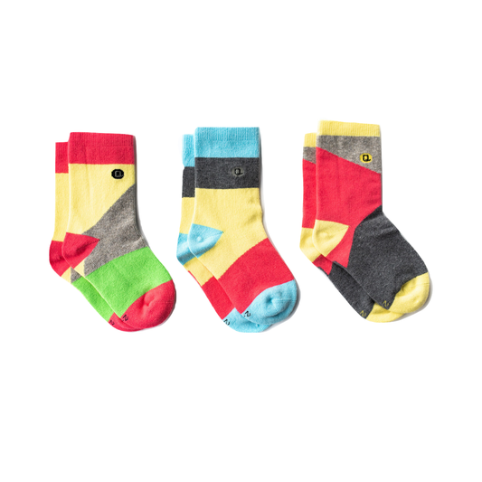 Q for Quinn - Socks | Blocks of Colour, Organic Toddler, Kids Socks
