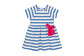 Petit Bateau Baby Girls' Short Sleeve Striped Dress with Bow (12m)