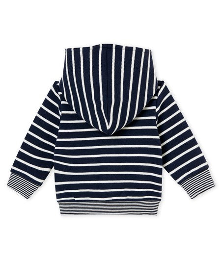 Petit Bateau Baby Boy Striped Sweatshirt (3m, 6m)