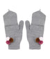 Petit Bateau Girl's Pompom Gloves (Size 3/4, 6/8)
