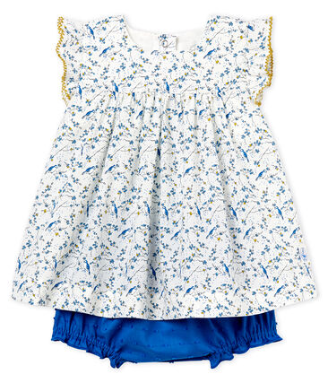 Petit Bateau Baby Girl's Printed Dress and Bloomers (1m, 3m, 6m, 9m, 12m)