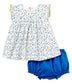Petit Bateau Baby Girl's Printed Dress and Bloomers (1m, 3m, 6m, 9m, 12m)