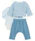 Petit Bateau Unisex Baby Boy Clothing (1m, 3m, 6m, 12m)
