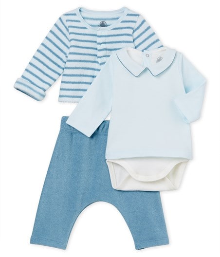 Petit Bateau Unisex Baby Boy Clothing (1m, 3m, 6m, 12m)