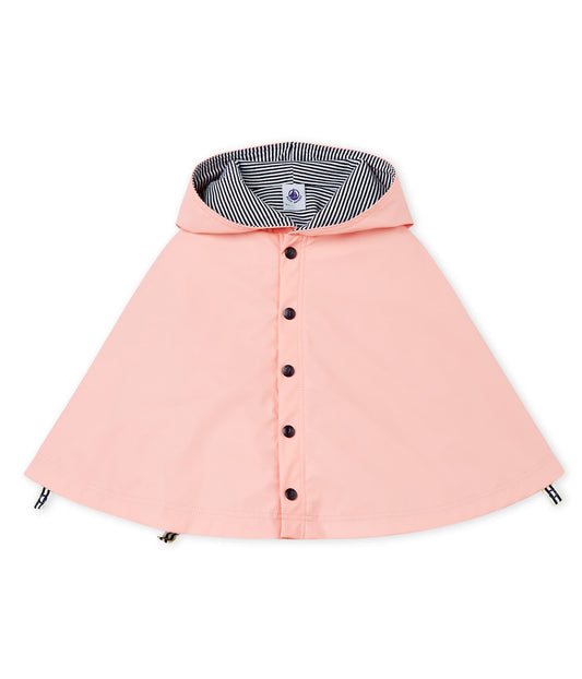 Petit Bateau Baby Rain Cape Pink (One Size, fits babies up to 3Y)