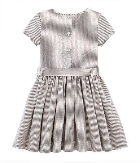 Petit Bateau Girl's Short Sleeved Dress (Size 3)