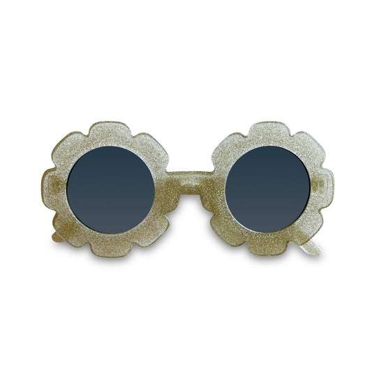 Flower Glam Collection Kids Sunglasses UV 400 in Gold