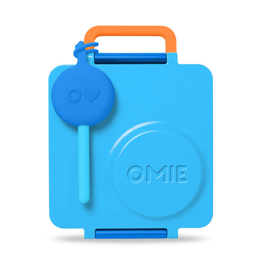 OmieBox with Insulated Thermos New Version + OmiePod Bundle (Blue Sky)