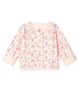 Petit Bateau Babies' Quilted Tube Knit Cardigan in Pink (1m, 3m, 12m)