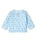 Petit Bateau Babies' Quilted Tube Knit Cardigan in Blue (12m, 18m)