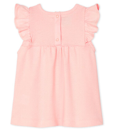 Petit Bateau Baby Girl's Short-Sleeved Blouse in Pink (18m, 24m)