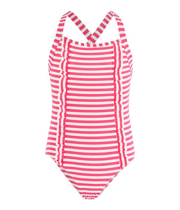 Petit Bateau Girls' Sun Proof Swimsuit (Size 3)