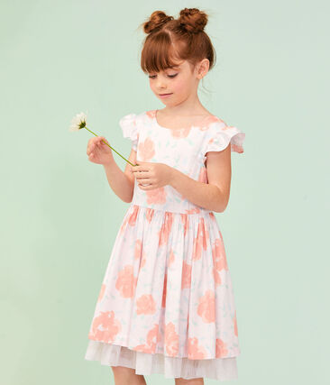 Petit Bateau Girls' Floral Dress (Size 5, 8)