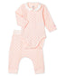 Petit Bateau Baby Girls' Ribbed Clothing 2-Piece Set (18m)