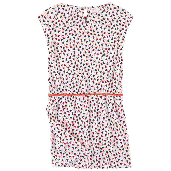 Catimini Girl's Micro-printed Jersey Dress (Size 8)
