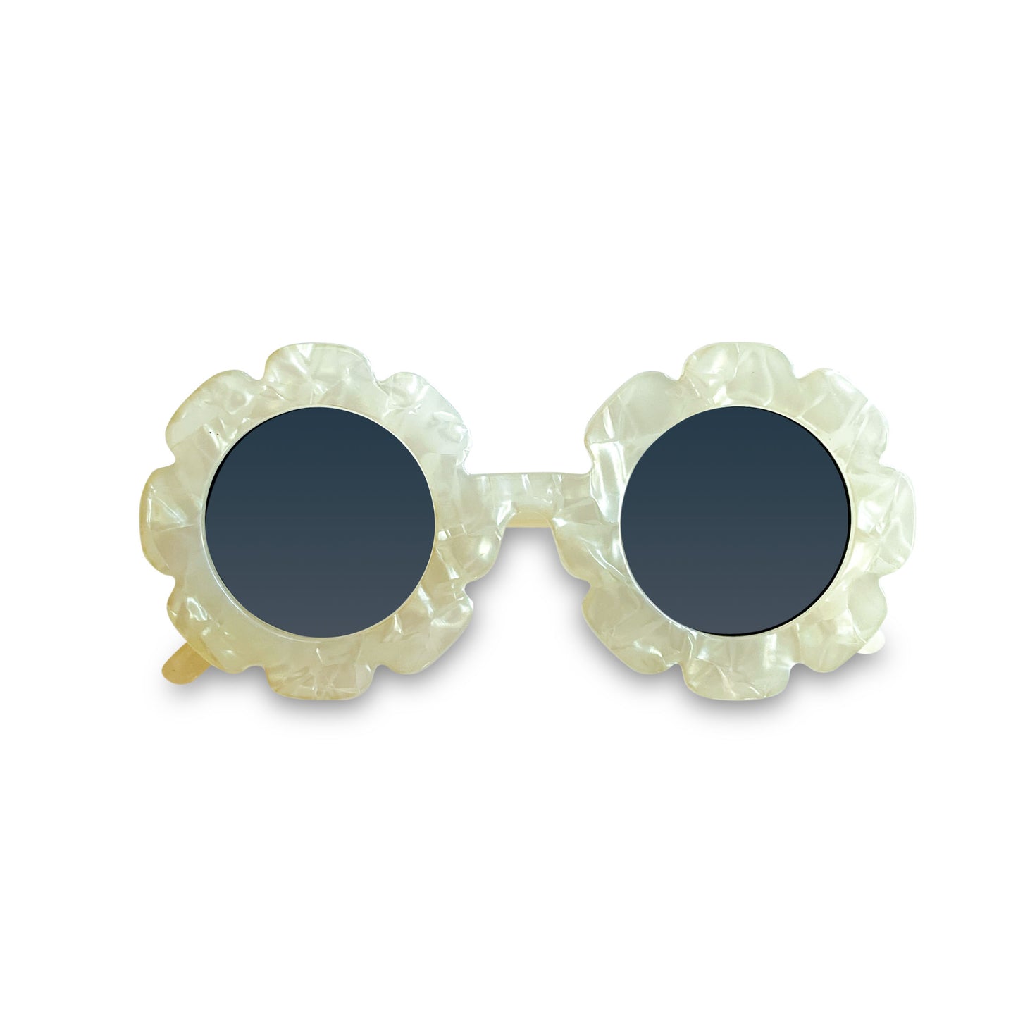 Flower Glam Collection Kids Sunglasses UV 400 Pearl