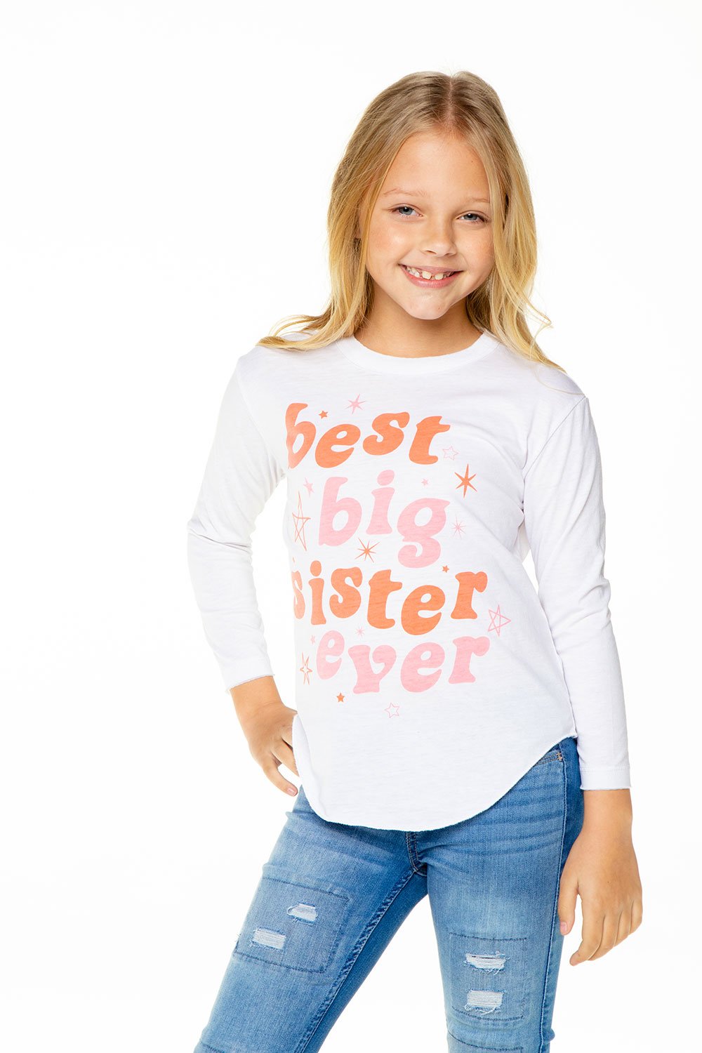 Chaser Long Sleeve Tee - Best Big Sister! (Size 4)