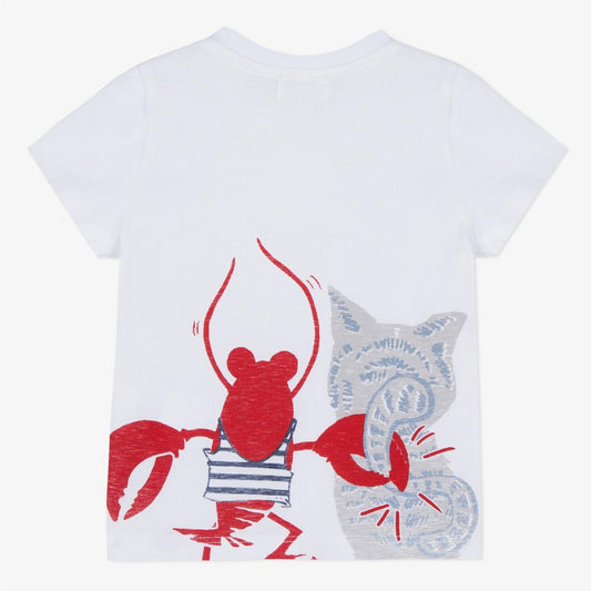 Catimini T-shirt with Lobster Motif (6m, 12m)