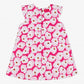 Catimini Poplin Dress Printed with Cherry Blossoms (2A)