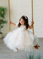 Teter Warm Pale Pink Layered Flower Girl Dress